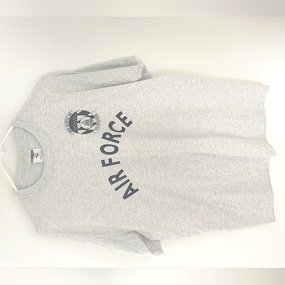 Jerzees Other - Vintage Jerzees Air Force Tshirt Gray Size L HeavyWeight Blend Made in USA Mens